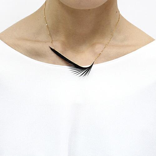 moca.arpeggio（モカ アルペジオ） / RN-2 Radial フェザーネックレス - ブラック レディース ギフト プレゼント 贈り物 アクセサリー ジュエリ… |  | 02