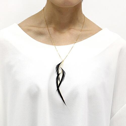 moca.arpeggio（モカ アルペジオ） / RN-4 Radial フェザーネックレス - ブラック レディース ギフト プレゼント 贈り物 アクセサリー ジュエリ… |  | 02