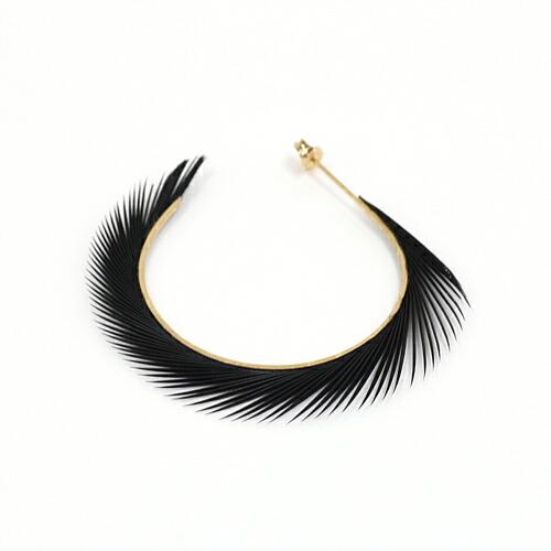 moca.arpeggio（モカ アルペジオ） / RP-2 Radial フェザーピアス - ブラック (片耳タイプ) レディース ギフト プレゼント 贈り物 アクセサリー… |  | 01