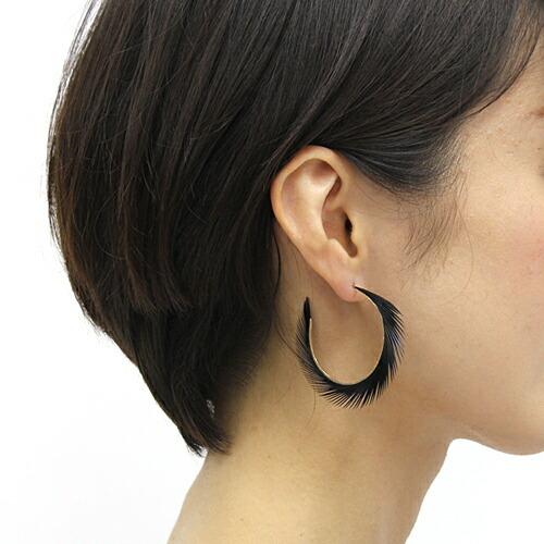 moca.arpeggio（モカ アルペジオ） / RP-2 Radial フェザーピアス - ブラック (片耳タイプ) レディース ギフト プレゼント 贈り物 アクセサリー… |  | 02