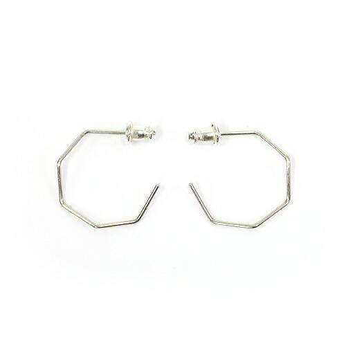 siki (シキ) / SK-PP12-SV 七角形ピアス - シルバー |  | 01