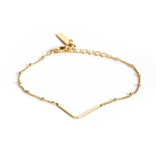 beq Pettina （ベック・ペティーナ） / BQBFM27GD Vラインブレスレット | beq Pettina