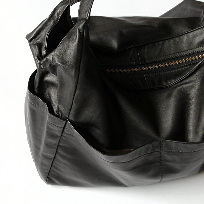 SEASIDE FREERIDE（シーサイドフリーライド） / 11-B11-SFR137 B BAG ジッパー付き フロントポケット レザーバッグ |  | 16