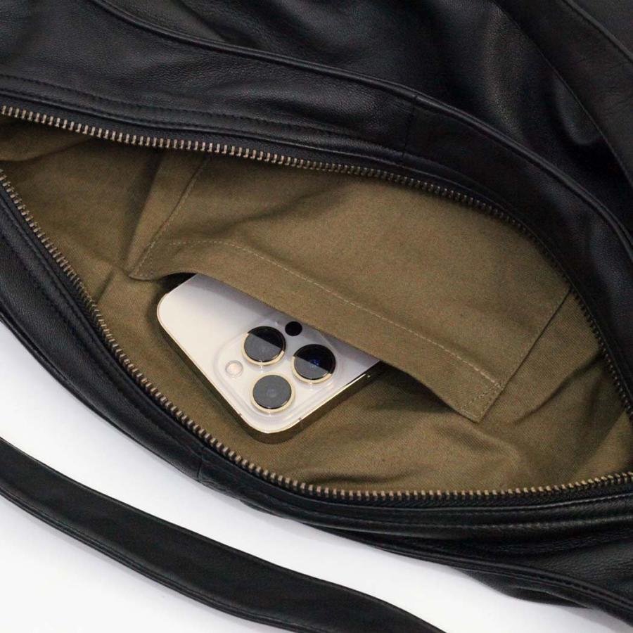 SEASIDE FREERIDE（シーサイドフリーライド） / 11-B11-SFR137 B BAG ジッパー付き フロントポケット レザーバッグ |  | 04