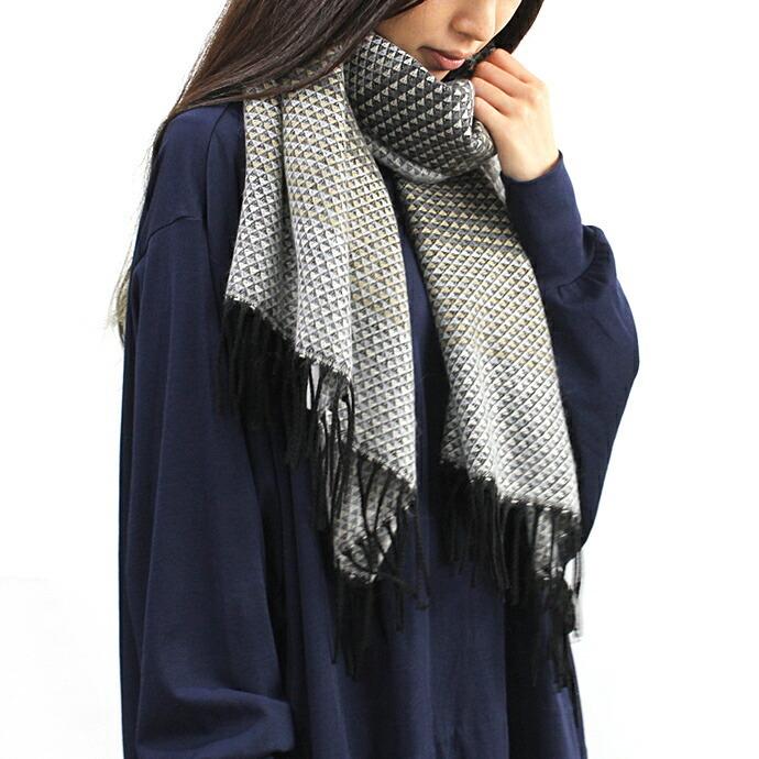 P. Cornillon / P.Cornillon(ピー コルニロン) ジオメトリック柄ストール - 全3色 | CORNILLON | 13