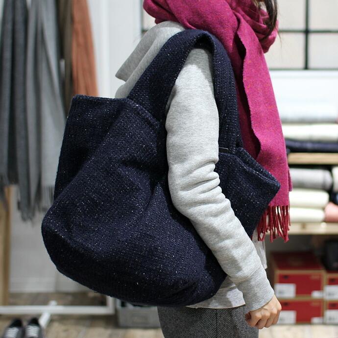 Ense（アンサ） / ニット トートバッグ lens620 -  全2色 送料無料 |  | 14