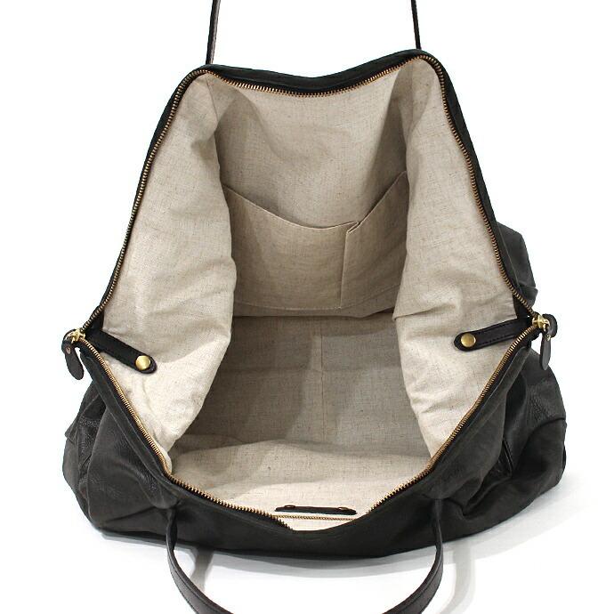 Ense（アンサ） / レザー ボストンバッグ L Pens308 / 1015 - ブラック 送料無料 |  | 08