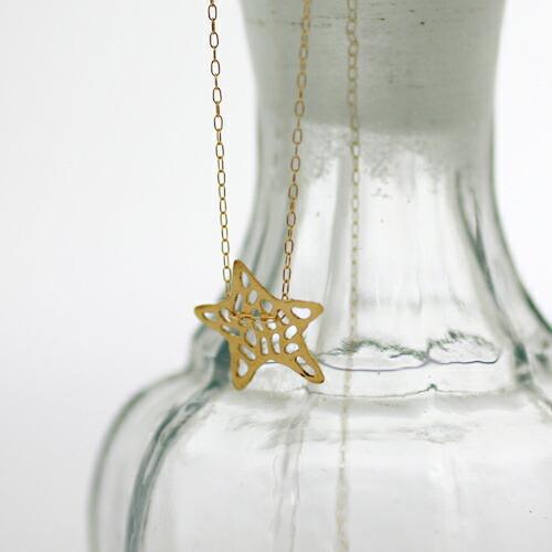 18金 18k ネックレス sinc(シンク)k18 メッシュスターネックレスK18ゴールド 18ｋ 18金  ペンダント ギフト プレゼント パーティー |  | 01