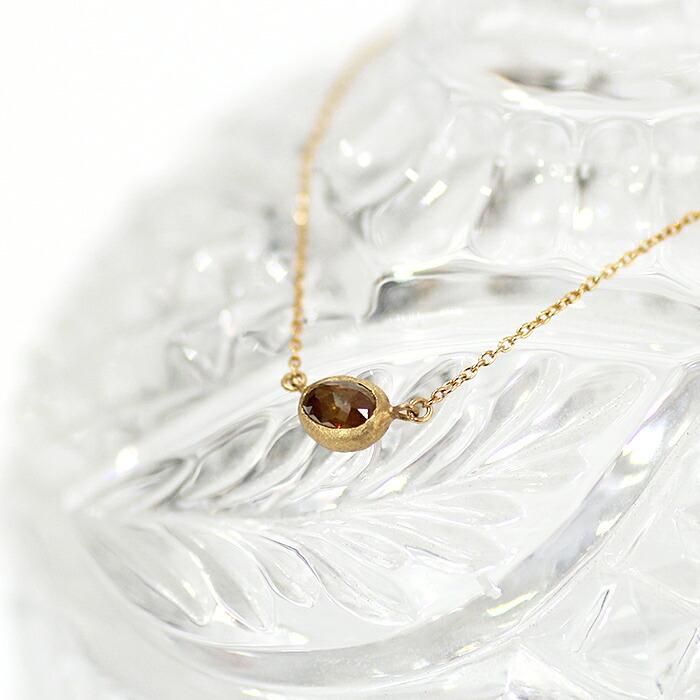 sala（サラ） / k18 ブラウンダイヤネックレス - オーバル | 