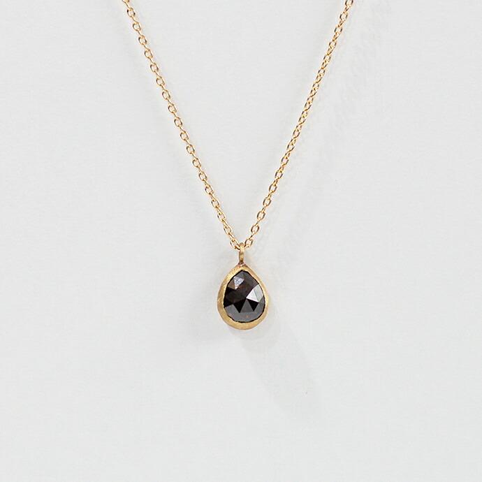 sala（サラ） / k18 ブラウンダイヤネックレス - ドロップ |  | 03