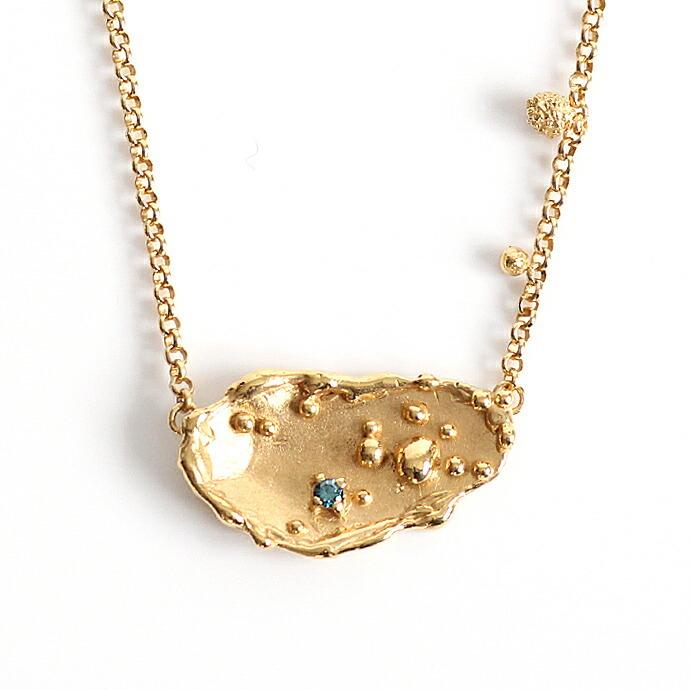 cocozelle（ココゼル） / CON-02 ブルーダイヤモンドネックレス レディース ギフト プレゼント 記念日 アクセサリー ジュエリー 20代 30代 40代… | 