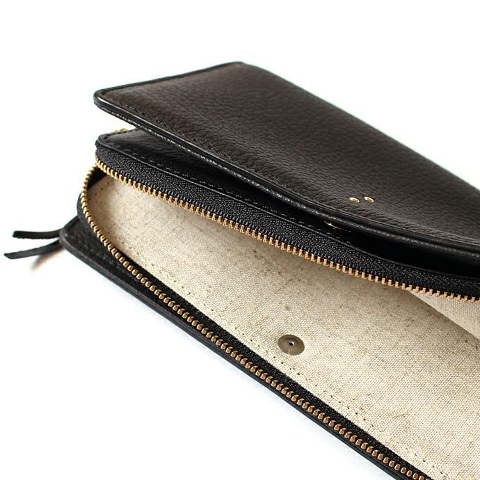 Ense（アンサ） / deer long wallet ディアレザーロングウォレット D703/2201 - 全3色 送料無料 |  | 11