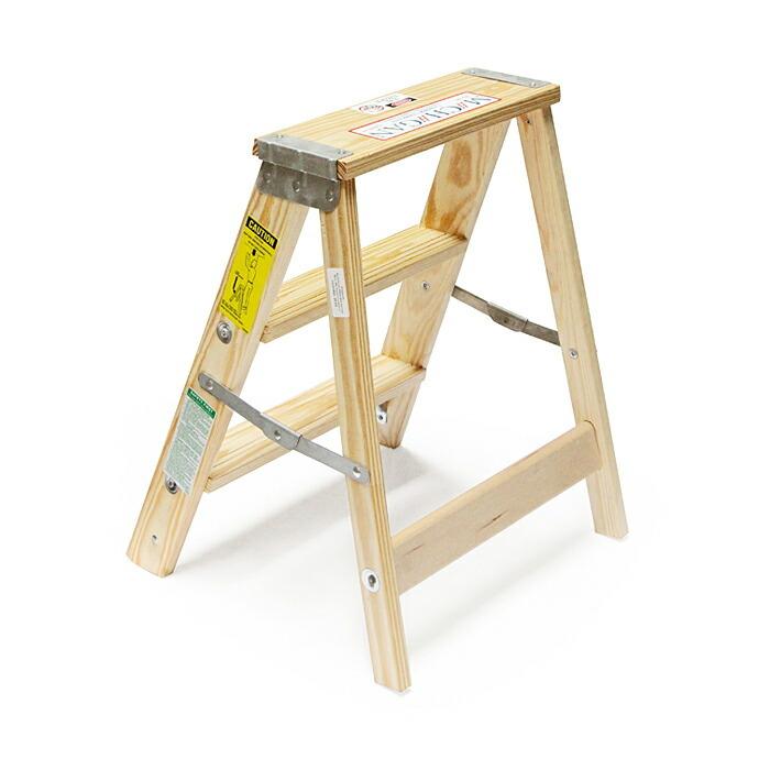 Michigan Ladder Company / Wood Step Ladder ウッドステップラダー - Size 2 |  | 01