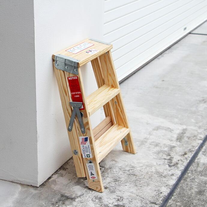 Michigan Ladder Company / Wood Step Ladder ウッドステップラダー - Size 2 |  | 05