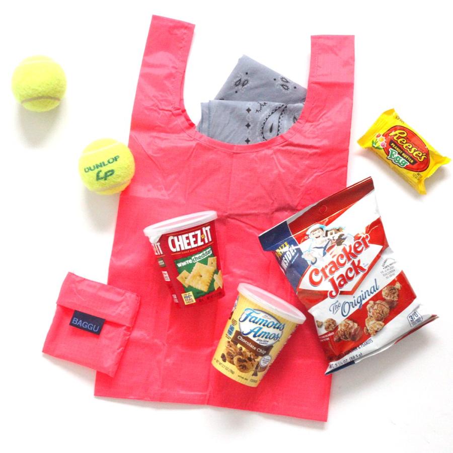 BAGGU バグー エコバッグ STANDARD ショッピング バッグ マルシェ コンビニ ランチバッグ お買い物 正規品 全14色 バグゥー ショルダー 入園準備 袋 白 ホワイ… | green | 14