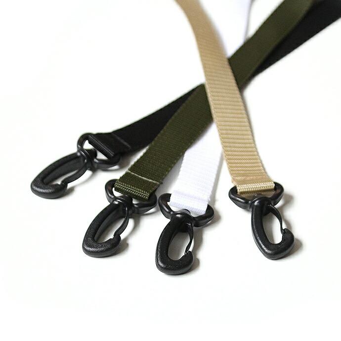 エコバッグホルダー ブラック エコバッグの持ち手に繋ぐストラップ ショルダーバッグのように肩にかけて持ち運び |  | 03