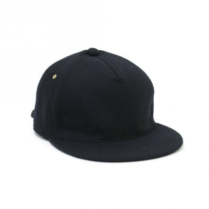 Trad Marks / Basic Cap WM トラッドマークス ベーシックキャップ ウールメルトン ブラック ネイビー ヘザーグレー ダークヘザー レッド… | NAVY（SWISS MILITARY HANOWA） | 02
