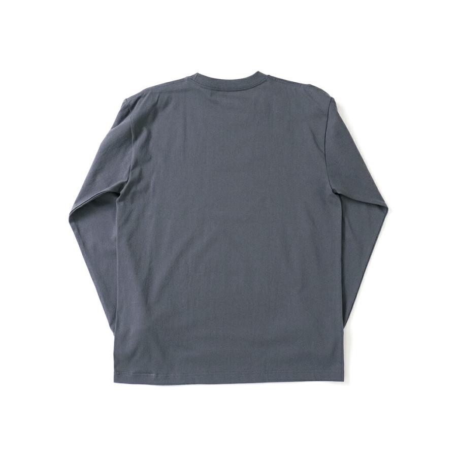 Hanes ヘインズ / BEEFY-T ビーフィー 長袖Tシャツ H5186 全4色 #010 ホワイト #060 ヘザーグレー #081 ダークグレー #090 ブラック M L XL ロングスリーブ ロ… | Hanes | 05