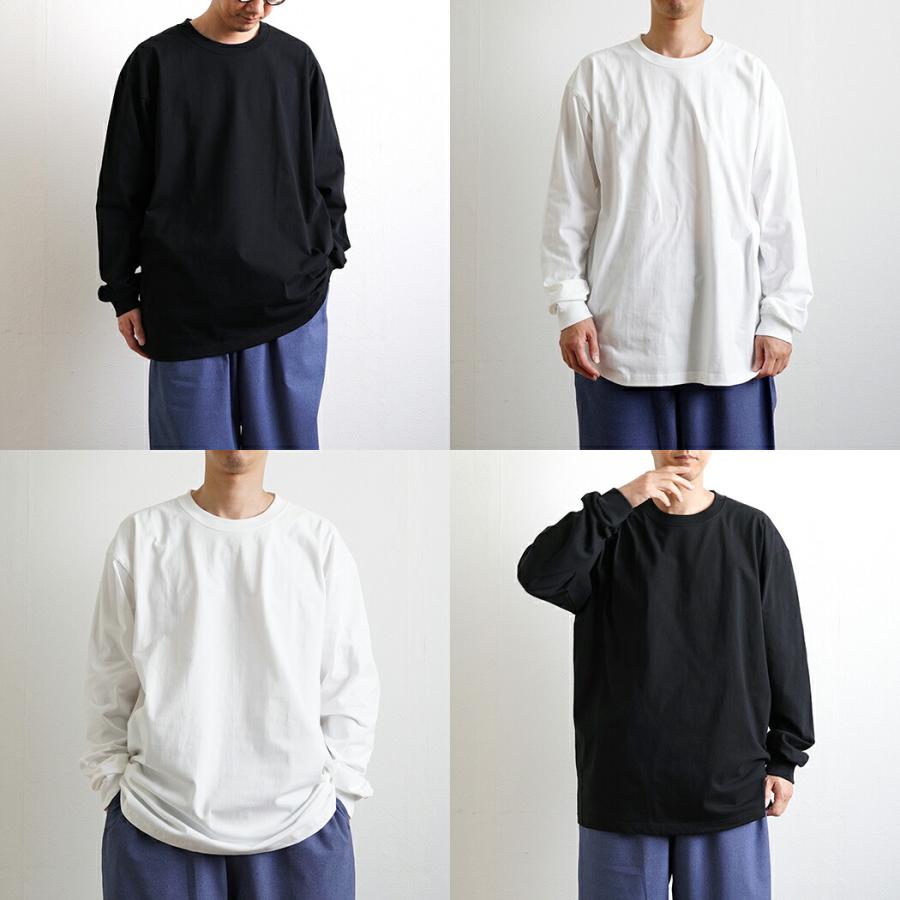 Hanes ヘインズ / BEEFY-T ビーフィー 長袖Tシャツ 大きいサイズ H5186L XXL XXXL 全2色 #010 ホワイト  #090 ブラック 2XL 3XL ロングスリーブ ロンT 白T | Hanes | 07