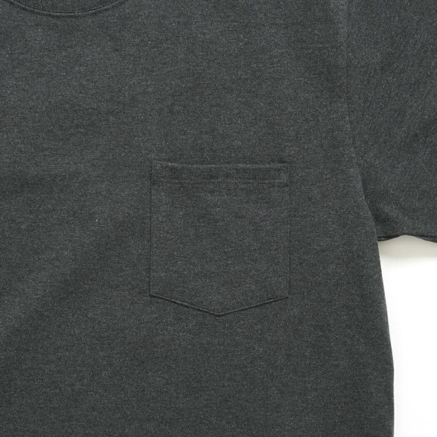 Hanes ヘインズ / BEEFY-T ビーフィー 半袖ポケットTシャツ H5190 全7色 #010 ホワイト #060 ヘザーグレー #081 ダークグレー #085 ミッドチャコールヘザー #0… | Hanes | 04