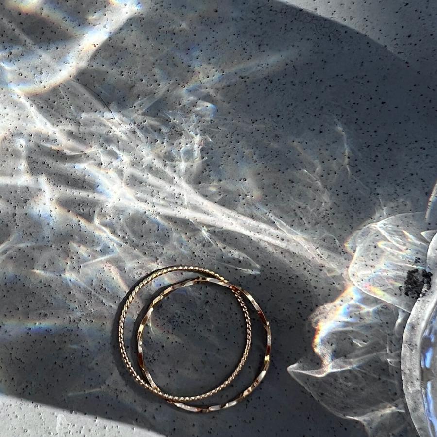 sinc（シンク） / k18 2連 ピンキーリング - ゴールド レディース 指輪 ピンキー シンプル 大人 上品 綺麗 ギフト アクセサリー ジュエリー 20代 30代 40代 50… |  | 03