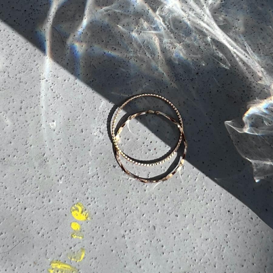 sinc（シンク） / k18 2連 ピンキーリング - ゴールド レディース 指輪 ピンキー シンプル 大人 上品 綺麗 ギフト アクセサリー ジュエリー 20代 30代 40代 50… |  | 04