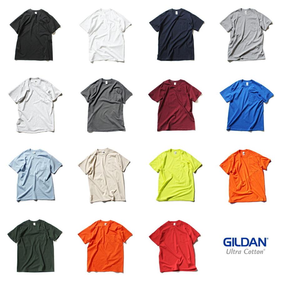 送料無料 レディース メンズ 男女兼用 おしゃれ トップス 大きいサイズ カジュアル GILDAN / 2300 6.0oz Ultra Cotton Short Sleeve Pocket T-Shirt ギルダン … | GILDAN