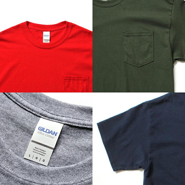送料無料 レディース メンズ 男女兼用 おしゃれ トップス 大きいサイズ カジュアル GILDAN / 2300 6.0oz Ultra Cotton Short Sleeve Pocket T-Shirt ギルダン … | GILDAN | 02