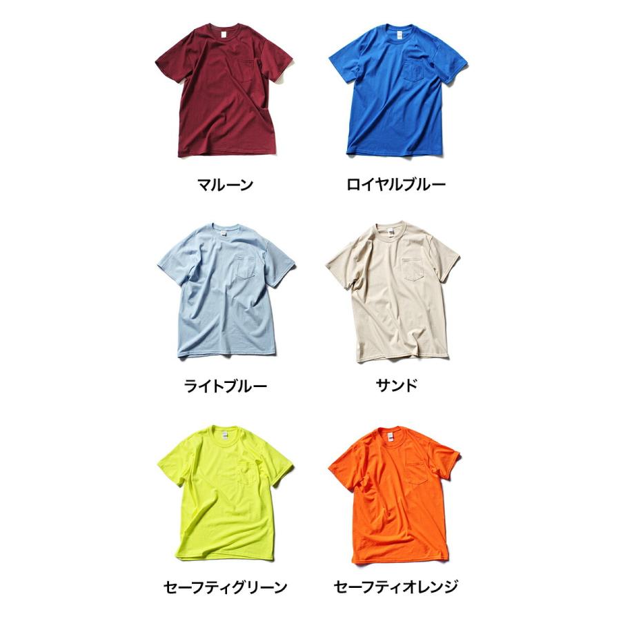 送料無料 レディース メンズ 男女兼用 おしゃれ トップス 大きいサイズ カジュアル GILDAN / 2300 6.0oz Ultra Cotton Short Sleeve Pocket T-Shirt ギルダン … | GILDAN | 07