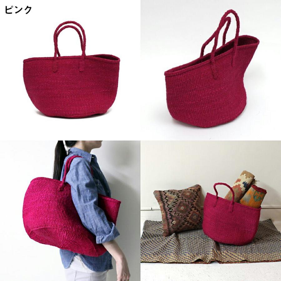 【期間限定! ハンドルカバープレゼント中！】サイザル カゴバッグ ラウンド M 全12色 レディース カゴバッグ 12インチ 鞄 かご バッグ |  | 09