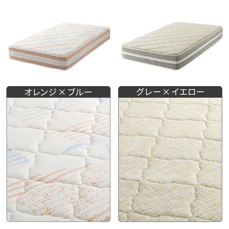 デザインフロアベッド 日本製ポケットコイルデザインマットレスセット(セミダブル) |  | 04