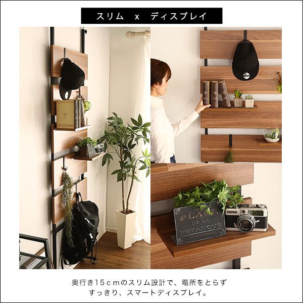突っ張り木板ラダーラック（幅60cm）【Escala-エスカーラ-】 突っ張り木板ラダーラック（幅60cm）【Escala-エスカーラ-】 : Enjoy
