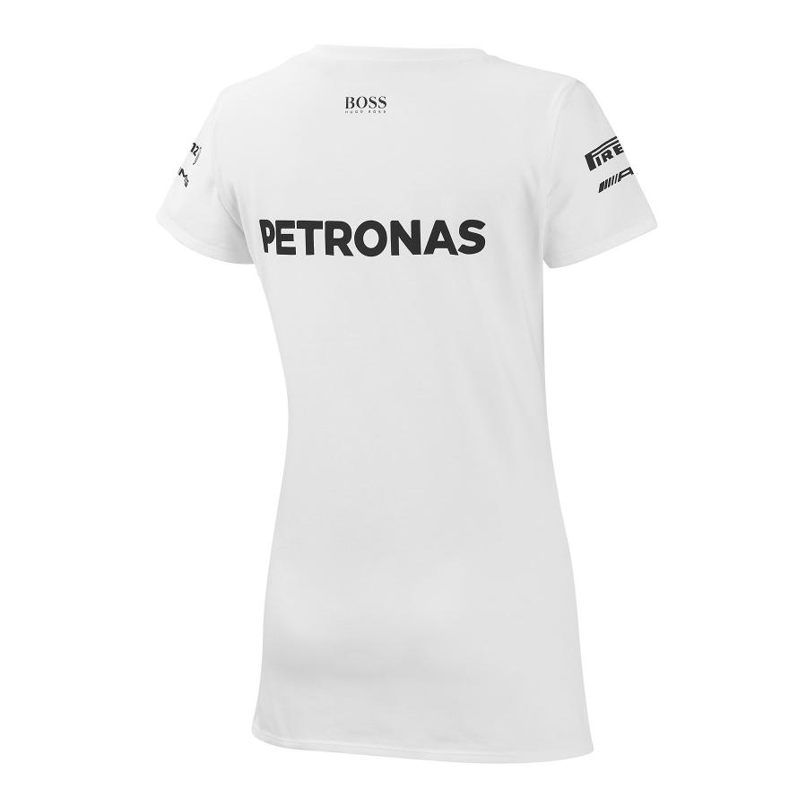 当日配達 Mercedes AMG Petronas White Ladies Team Tee 2015 並行輸入品