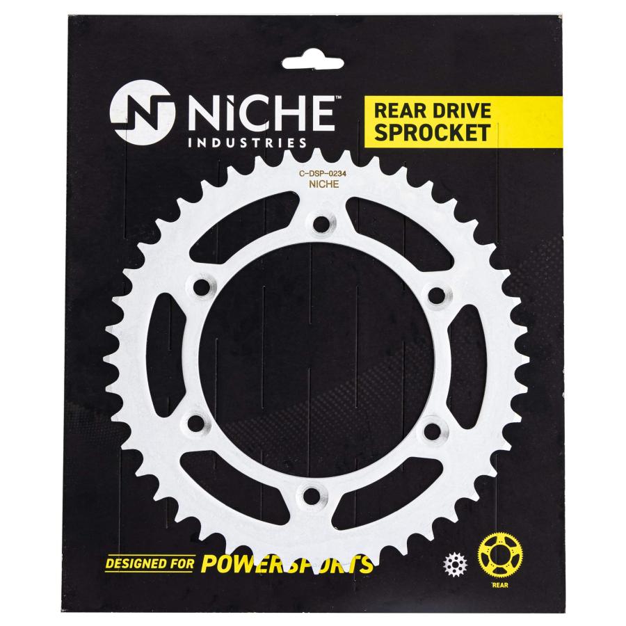 おてごろ価格 NICHE Drive Sprocket Chain Combo for Suzuki DR350 Front 14 Rear 並行輸入品