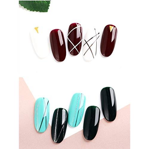 Kingsie ネイル筆 極細 3本セット 透明 線を引く ライナースリム