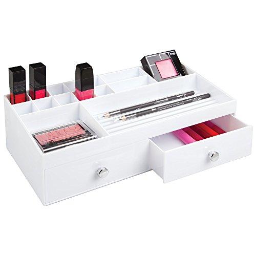 収納ボックス 多機能 仕切りボックス 持ち手付き 小物 化粧品 ホワイト 61CjmNA45hL._AC_UF1000,