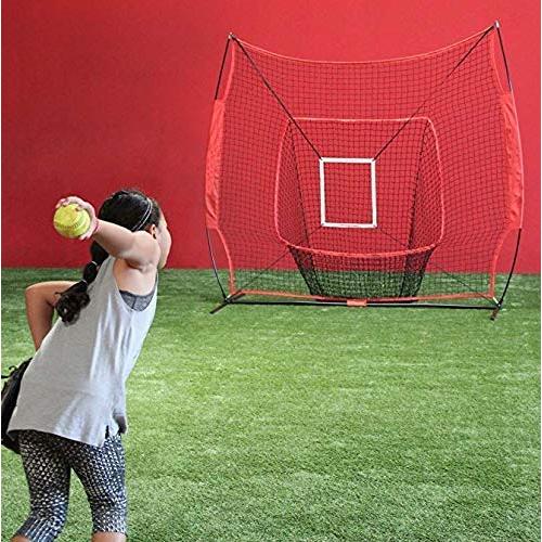 AKOZLIN 野球練習用ネット 折り畳み式 野球練習ネット 野球ネット 213 ×213×106cm バッティングネット ピッチングネット 硬式 軟｜eiai｜04