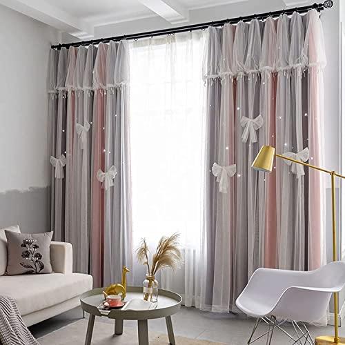 ☆美品☆カーテン&レース両開き NV