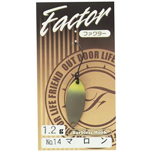 FOREST フォレスト Factorファクター１.２ｇ ４４個セット フォレスト(FOREST) ルアー Factor(ファクター) 1.2g No.14 スプーン