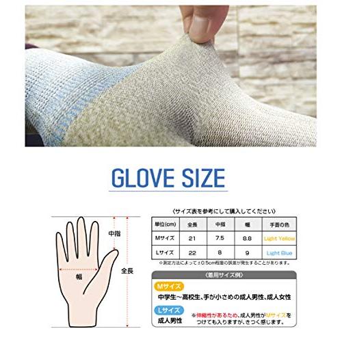 新商品!! 銅イオン抗菌手袋 Lサイズ 一枚ドアノブ 銅イオン 抗菌 除菌 銅イオン抗菌手袋（Lサイズ）ウイルスから手を守る 感染経路