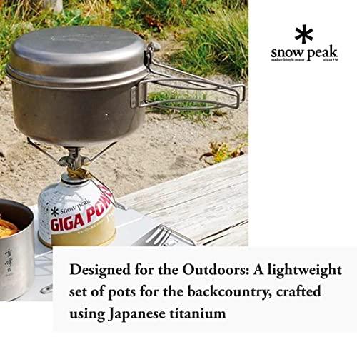 スノーピーク(snow peak) チタン パーソナルクッカーセット SCS