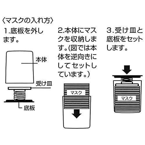 スケーター マスクストッカー リフトアップ式 グレムリン 約60枚収納 MKST1-A｜eiai｜09