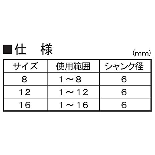 新潟精機 SK 日本製 面取りカッター 1-12mm MC-12 丸軸｜eiai｜03