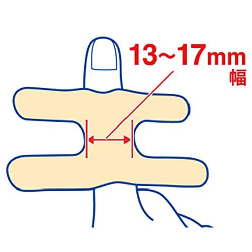 曲げると痛い指に 指プロテクター SMサイズ(31×70mm) ニチバン バトルウィン テーピングテープ｜eiai｜03