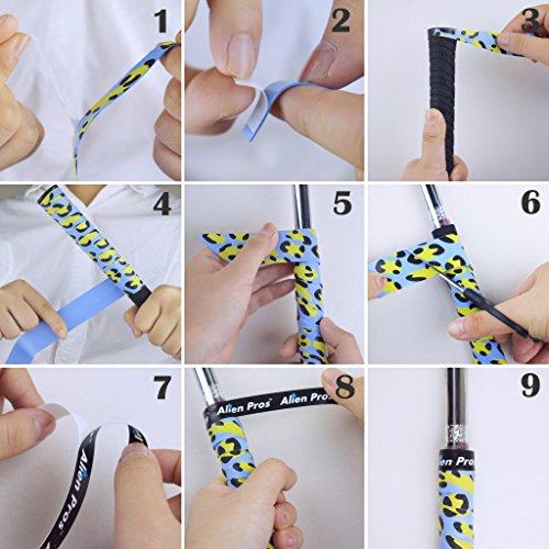 Alien Pros ゴルフラッピングテープ（3個セット）火 - 革新的な