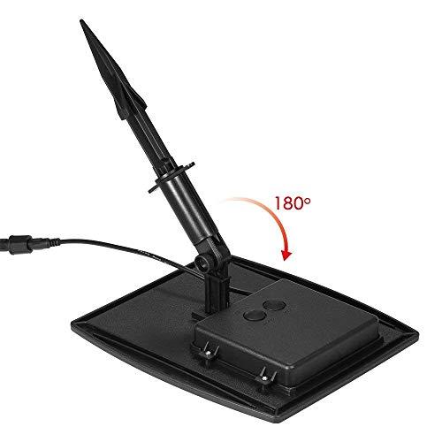 ソーラー充電式エアポンプセット 太陽光充電で電源不要 2又エアチューブ 空気石2個付 省電力動作 エア吐出毎分1L 静音設計 庭池や大型水槽の酸素供給｜eiai｜04