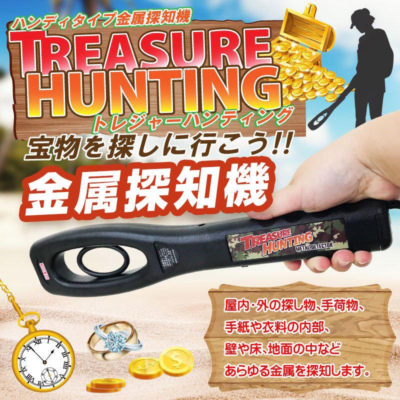 トレジャーハンティング ハンディタイプ金属探知機 親子 アウトドア