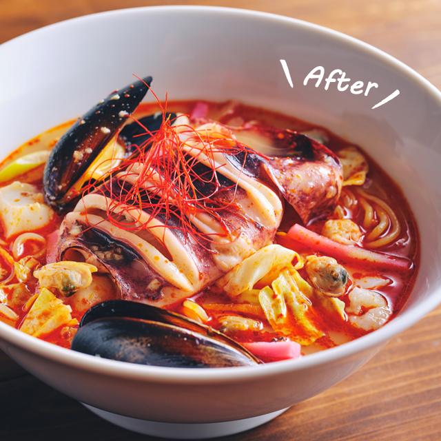 へムルチャンポン（海鮮チャンポン）1人前 ミールキット 冷凍 韓国食品