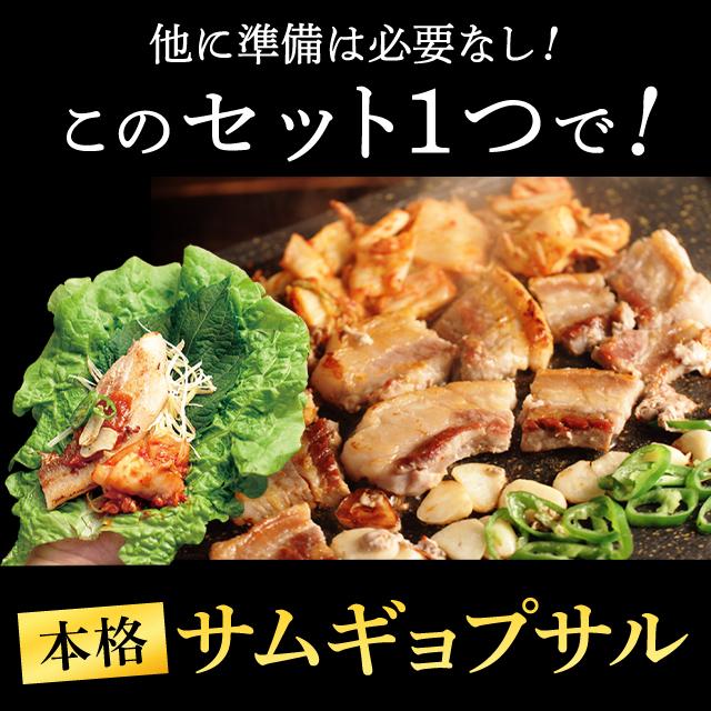 サムギョプサルセット 800g チュクミ 韓国食品 お取り寄せ 焼肉セット