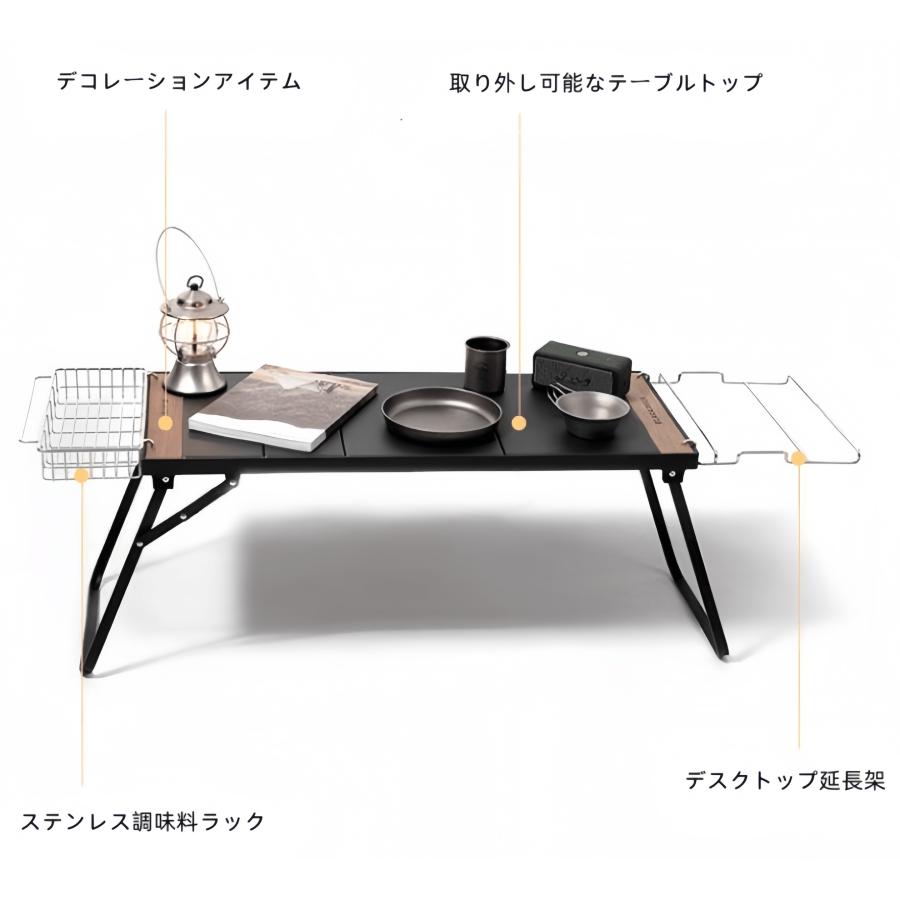 BLACKDEER IGTテーブル アルミIGTローテーブル フォールディング BLACKDEER IGTテーブル アルミIGTローテーブル フォールディング
